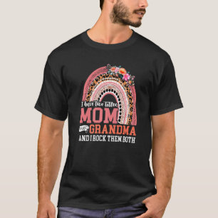 T-shirt J'Ai Deux Titres Maman Grand-Mère Et Je Les Frappe
