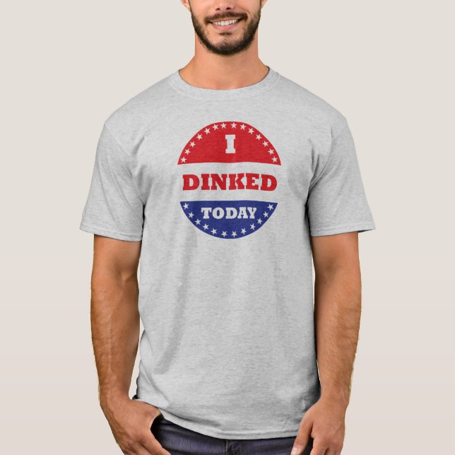 T-shirt J'Ai Dinqué Aujourd'Hui Pickleball (Devant)
