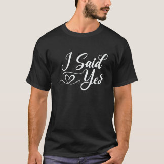 T-shirt J'ai dit oui pour maman papa enfants garçons fille