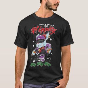 T-shirt J'ai dit un Hip hop une hippie au houblon