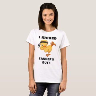 T-shirt J'ai donné un coup de pied le bout de cancers