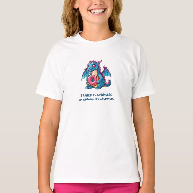 T-shirt J'ai échoué en tant que princesse en tant que drag (Devant)
