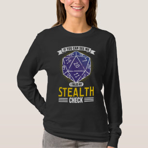 T-shirt J'Ai Échoué Mon Rôle Contrôle Inactif Jouer Joueur