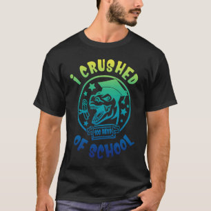T-shirt J'ai écrasé 100 jours de dinosaure scolaire