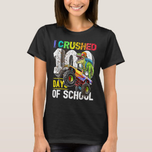 T-shirt J'Ai Écrasé 100 Jours D'École Dino Trex Mons D'Équ