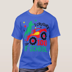 T-shirt J'Ai Écrasé 100 Jours Du Monstre De Dinosaure De L