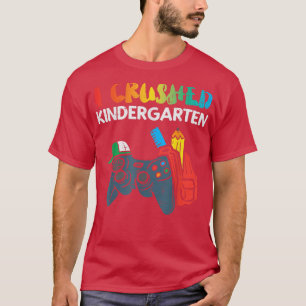 T-shirt J'ai écrasé gamer de maternelle Jeu de Dernière jo