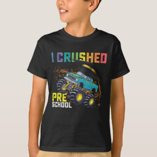 T-shirt J'ai écrasé le monstre de l'école maternelle Truck