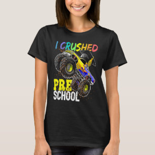 T-shirt J'ai écrasé Monster de l'école maternelle Monster 