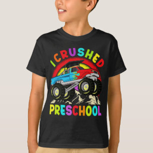 T-shirt J'ai écrasé Monster de l'école maternelle Monster