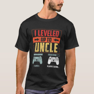 T-shirt J'Ai Élevé Jusqu'À Oncle Gamer Uncle Grossesse 