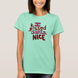 T-shirt j'ai embrassé père Noël T.