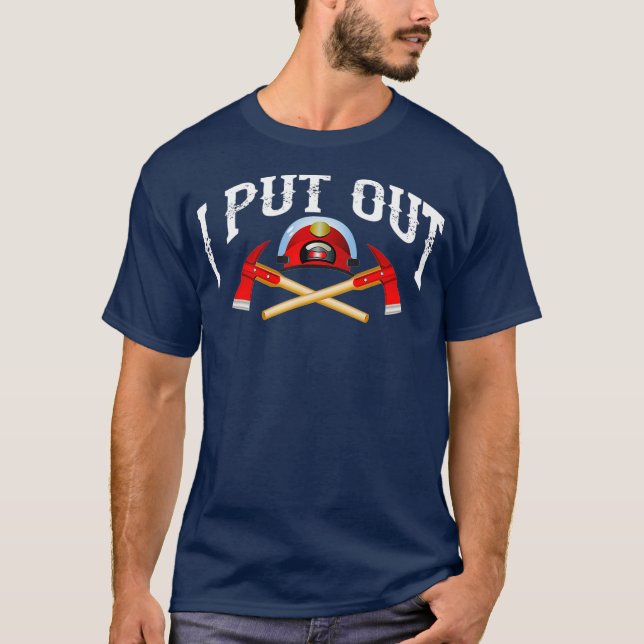 T-shirt J'Ai Émis Des Héros De Pompiers Mignons Pompiers (Devant)
