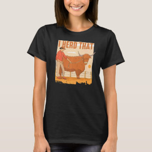 T-shirt J'ai entendu dire que Ferme d'élevage de bovins po