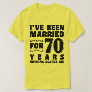 T-shirt J'ai été marié pendant 70 ans Grands-parents sympa