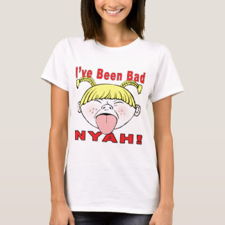 T-shirt J'ai été mauvais (la fille)