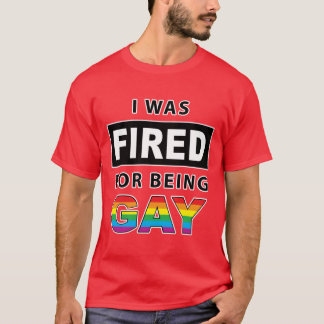 T-shirt J'ai été mis le feu pour être gai