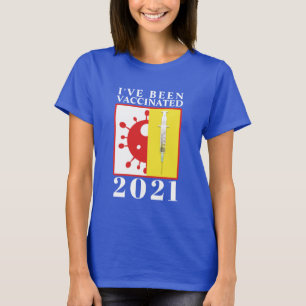 T-shirt J'ai été vacciné pour le 19 novembre 2021