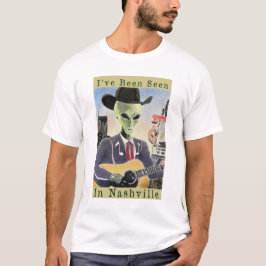T-shirt J'Ai Été Vu À Nashville Alien