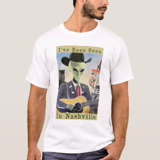 T-shirt J'Ai Été Vu À Nashville Alien