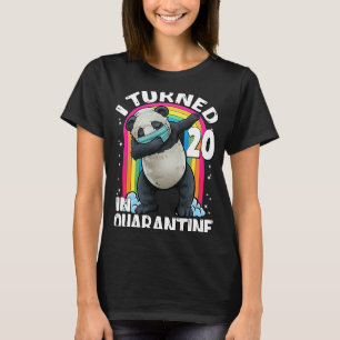 T-shirt J'Ai Eu 20 Ans En Quarantaine Dabbing Panda 20 Ans