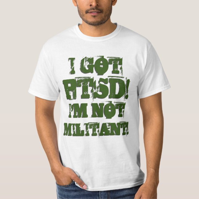 T-SHIRT J'AI EU PTSD (Devant)