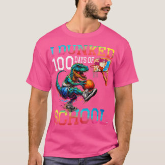 T-shirt J'Ai Fait 100 Jours De Basketball Mignonne De L'Éc