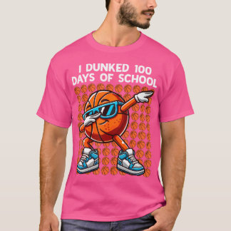 T-shirt J'Ai Fait 100 Jours De Basketball Scolaire 100E Jo