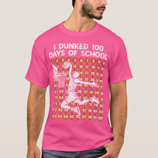 T-shirt J'Ai Fait 100 Jours De Basketball Scolaire 100E Jo