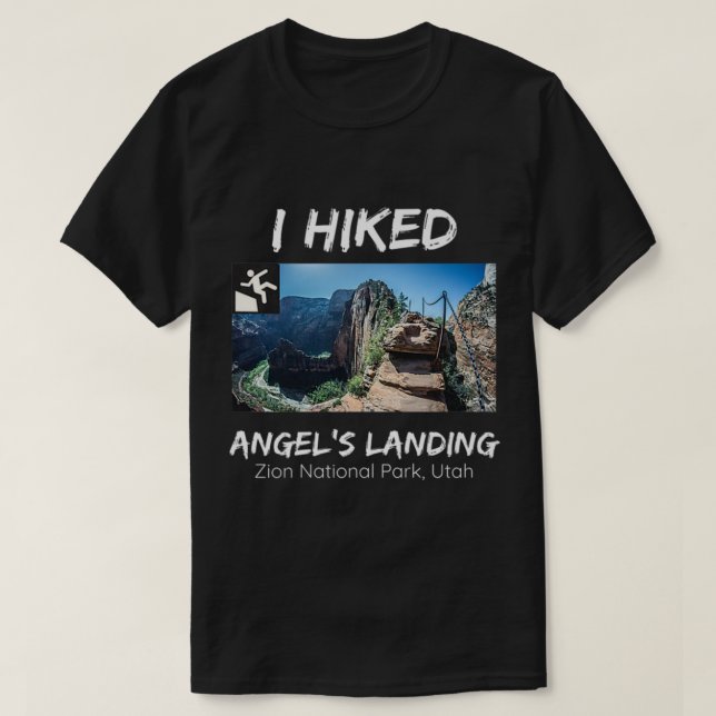 T-shirt J'ai fait de la randonnée dans le parc national de (Design devant)