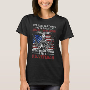 T-shirt J'ai fait de mauvaises choses à de mauvaises perso