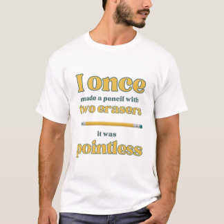 T-shirt J'ai fait un jour un péniche avec deux effaceurs d