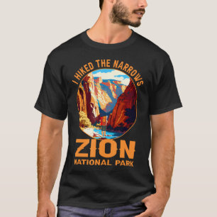 T-shirt J'ai fait une randonnée dans The Narrows Zion Nati