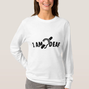 T-shirt J'ai fini. Restreint Hearing. Doux, malentendants