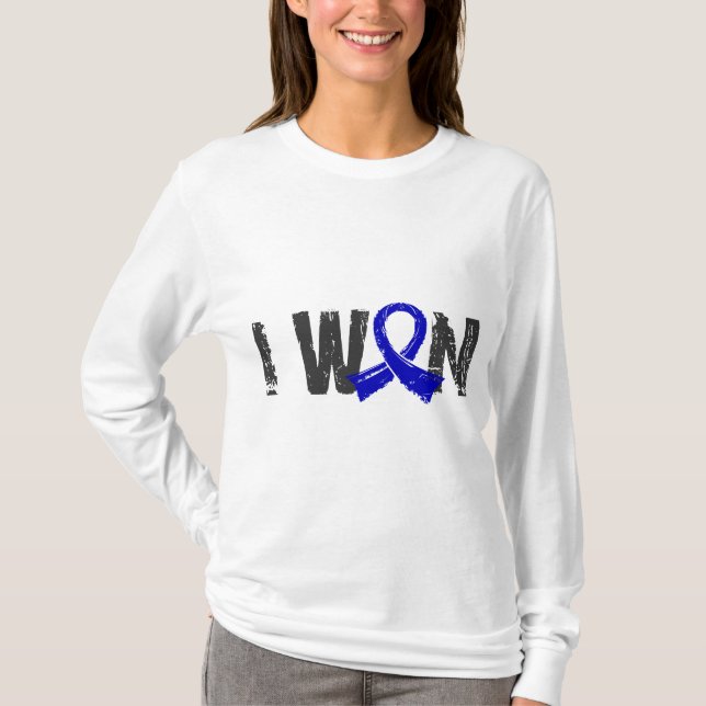 T-shirt J'ai gagné le cancer du colon (Devant)