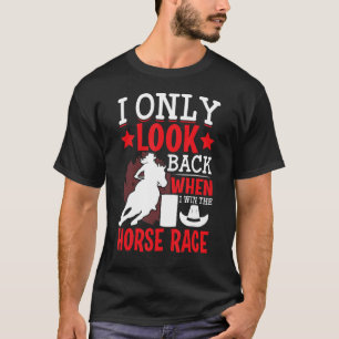 T-shirt J'Ai Gagné Le Cheval Course Barrel Racer Horse Rac