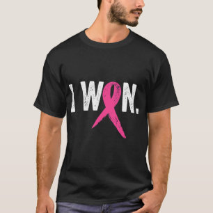 T-shirt J'Ai Gagné Le Soutien À La Sensibilisation Au Canc