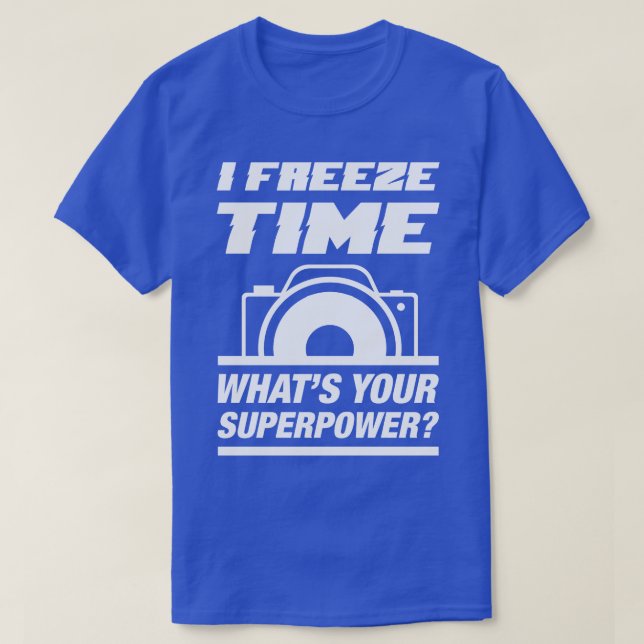 T-shirt J'ai gelé le temps 1 (Design devant)