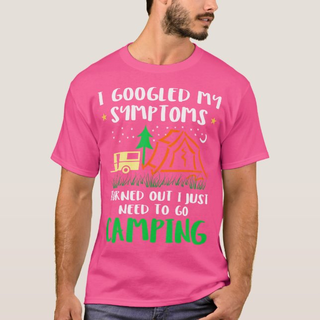 T-shirt J'Ai Googlé Mes Symptômes Il S'Est Avéré Que J'Ava (Devant)
