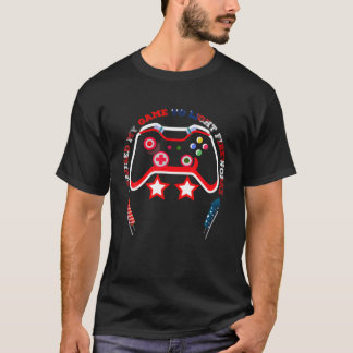 T-shirt J'Ai Interrompu Mon 4 juillet De Jeu Pour American