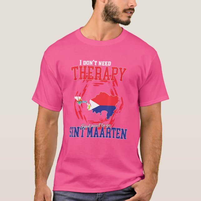 T-shirt J'Ai Juste Besoin D'Aller À Saint-Martin (Devant)