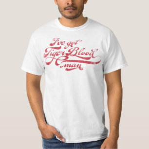 T-shirt J'ai la chemise d'homme de sang de tigre