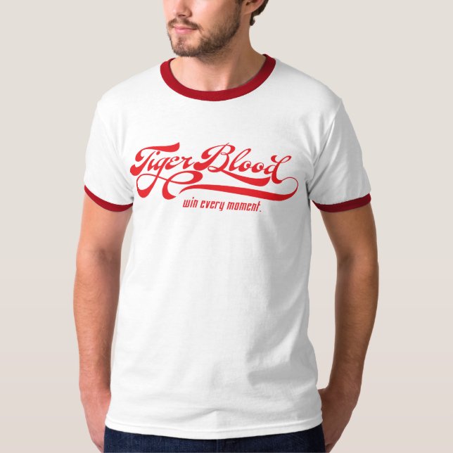 T-shirt J'ai la chemise d'homme de sang de tigre (Devant)