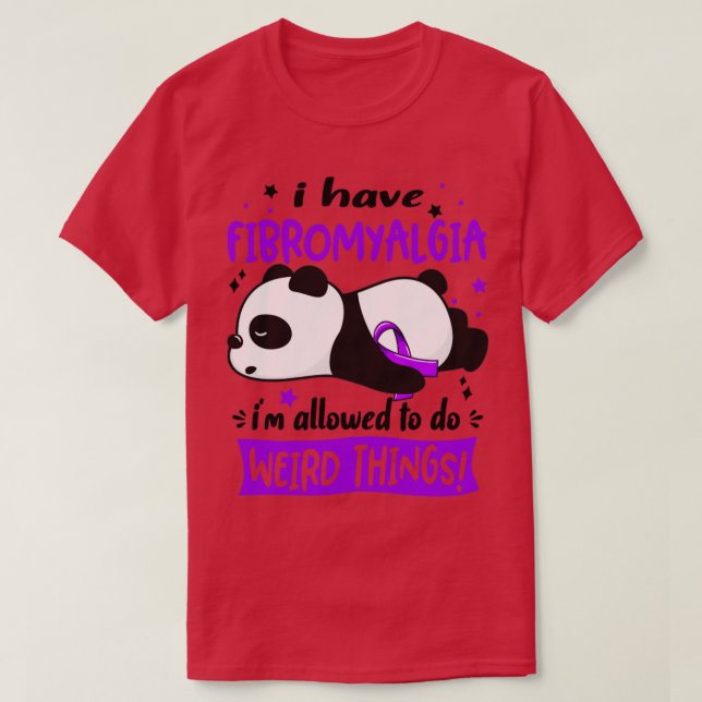 T-shirt J'Ai La Fibromyalgie Im Autorisée À Faire Des Chos (Design devant)