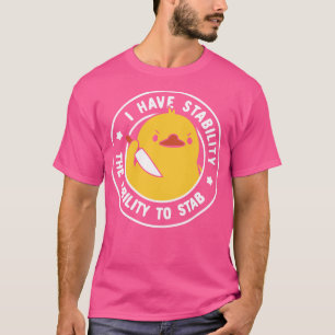 T-shirt J'Ai La Stabilité De Stab Par Tobe Fonse