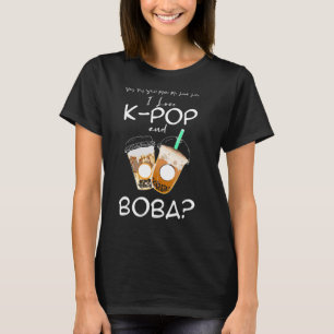 T-shirt J'ai l'air d'aimer le merch Kpop et boba