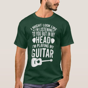 T-shirt J'Ai L'Air De T'Écouter Dans Ma Tête Playi