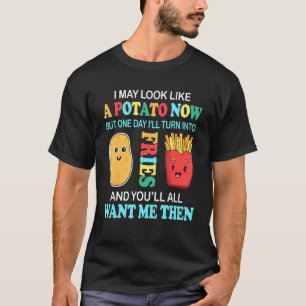 T-shirt J'Ai L'Air D'Une Pomme De Terre Maintenant, Mais U