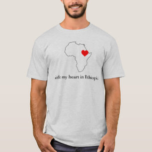 T-shirt J'ai laissé mon coeur en Ethiopie !