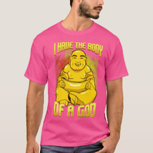 T-shirt J'ai le corps d'un dieu Funny papa bod design pour